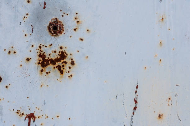 istock Metal texture with scratches and cracks which can be used as a background 1160136147