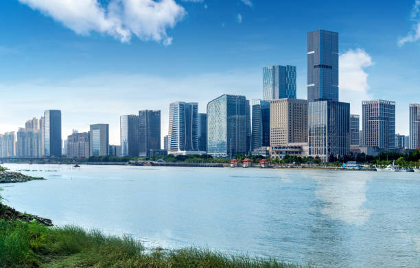 istock Fuzhou Cityscape, China 1160140318