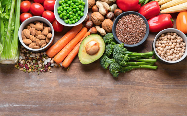 istock Health food for vegan cooking. 1160140366