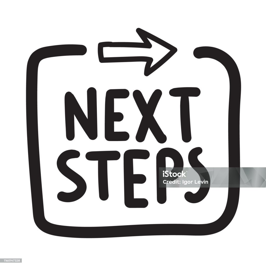 Next Steps Simple Next Steps Stock Illustration - Download Image Now - Achievement ...