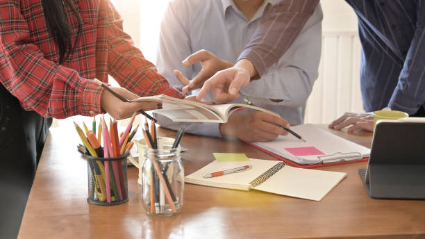 istock Magazine Editor working and meeting on creative workplace. 1160149463
