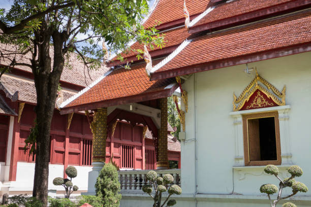 istock Wat Phra Singh Temple in Chang Mai, Thailand 1160150112