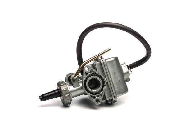 istock Various car parts and accessories, isolated on white background carburetor 1160152601