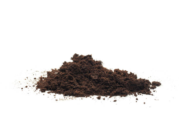 istock pile of soil isolated on white background - Image 1160154373