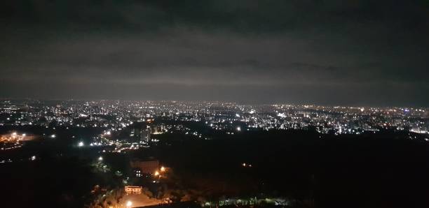 istock Night view of Pune 1160157673