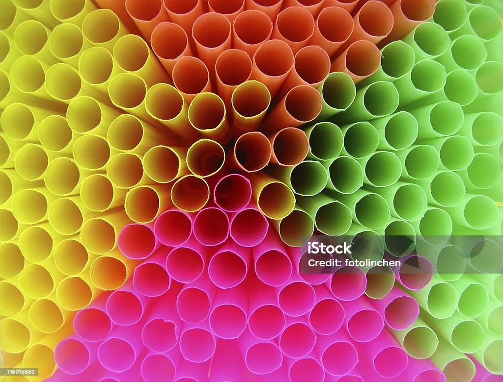 Bunte straws - Lizenzfrei Bunt - Farbton Stock-Foto