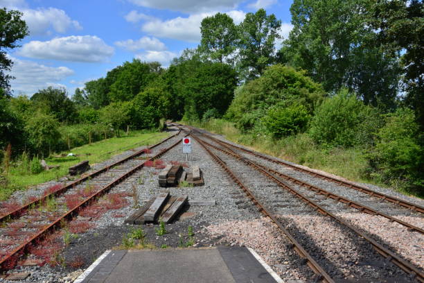 istock Railway track in the Kent Countryside 1160164945