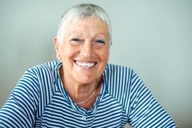 istock Confident and happy senior woman 1160171376
