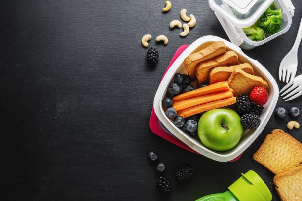 istock Healthy lunch to go packed in lunch box 1160178046