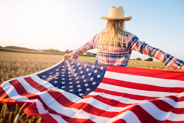istock Girl proud on her country. 1160181435