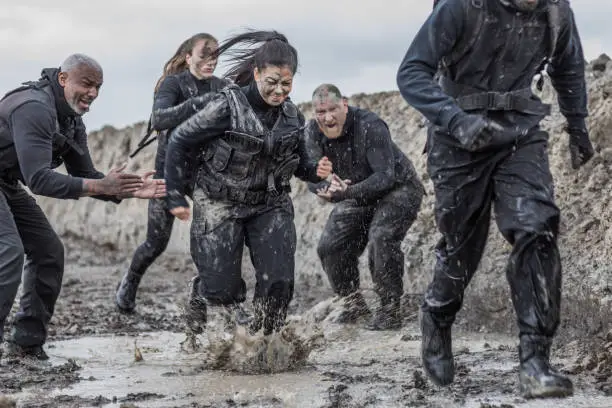 Photo of Military Mud Run Group