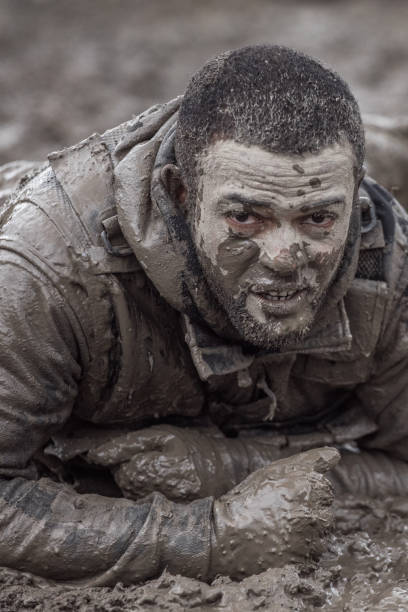istock Military Mud Run Portrait 1160188691