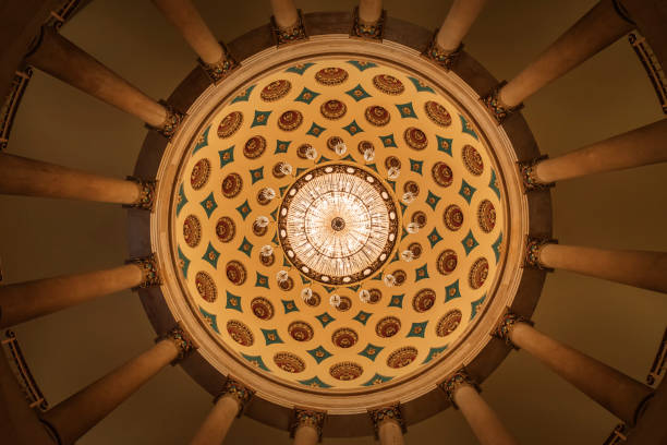istock Chandeliers in the Capitol Building 1160190545