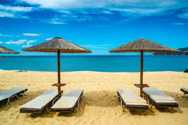 istock Greece island Skiathos beach in the sunny day 1160191644