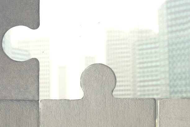 istock view of the great metropolis from a glimpse of a solved puzzle 1160193566
