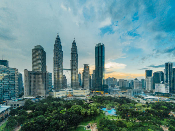 istock Kuala Lumpur Skyline with Petronas Towers at sunset 1160197768