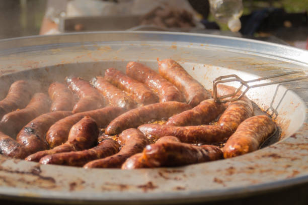 istock Meat market out in the sun. 1160200280