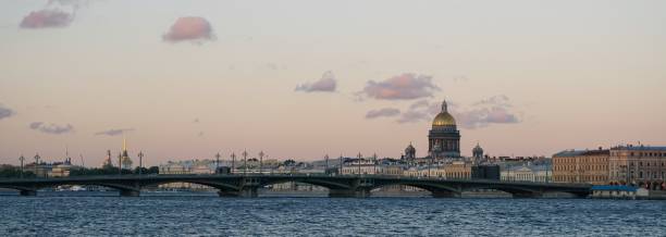 istock Blagoveshchensky bridge in St. Petersburg 1160209113