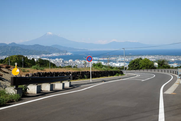 istock The road stretches to see Mt. Fuji. 1160214777