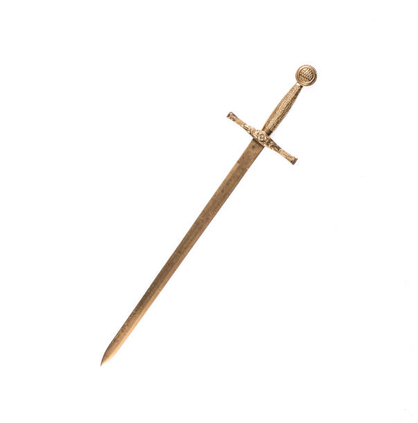 istock golden sword isolated on white background 1160215472