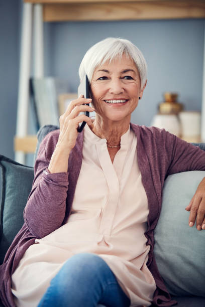 istock Talking to her grandkids is always a delight 1160217827