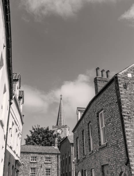 istock Side street with old buildings. 1160218261