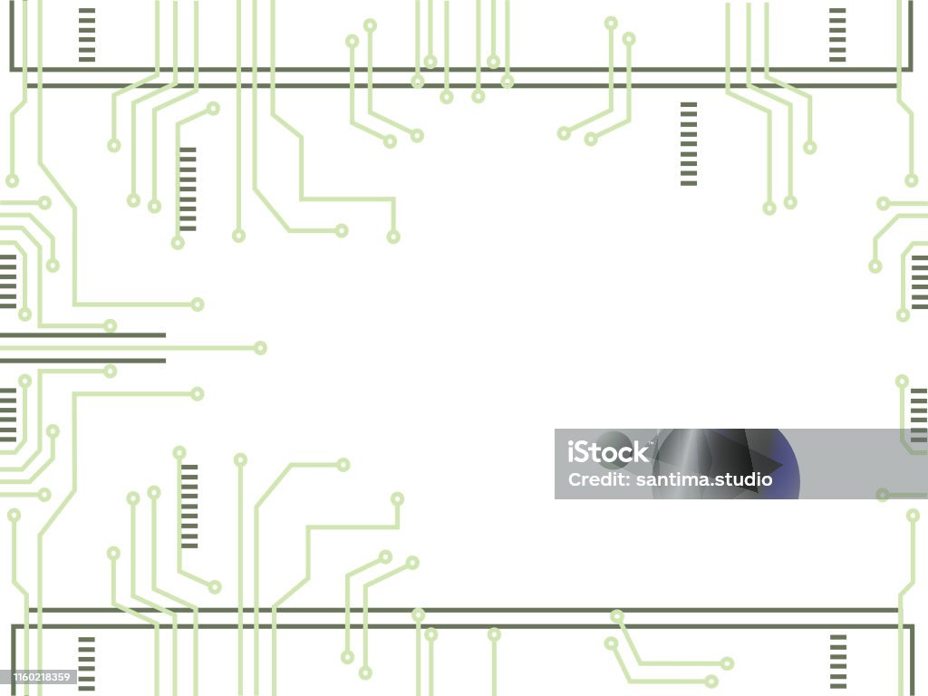 Microchip Line Transparent Microchip Line Technology And Space Abstract Background Stock ...