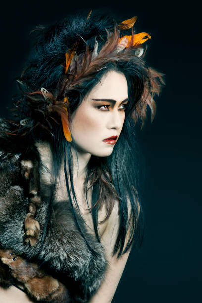 istock Feather and Fur Asian Beauty 1160223072