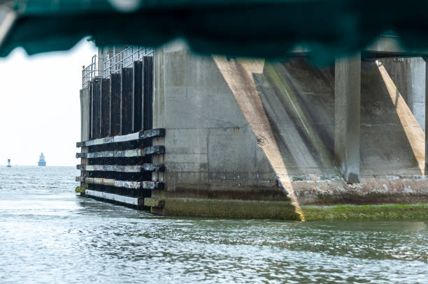 istock Gate in New Bedford hurricane barrier 1160227054