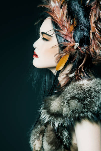 istock Feather and Fur Asian Beauty 1160231224