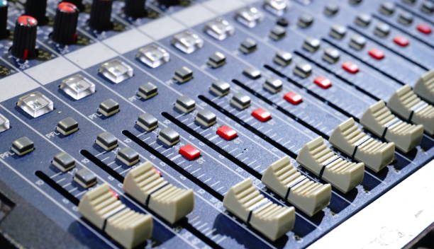 istock Music equipment for sound mixer control 1160231607