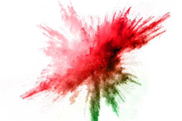 istock Color powder explosion.Colorful dust splashing. 1160235184