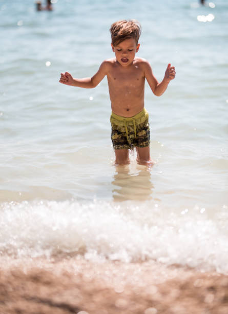 istock Children enjoying summer vacation at the beach 1160238734