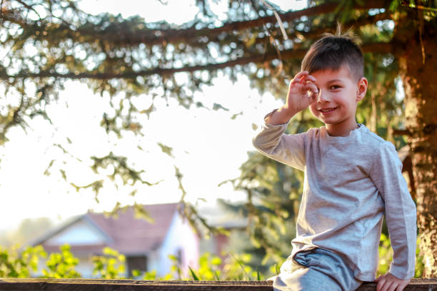 photos of grandfather and grandson, enjoyment