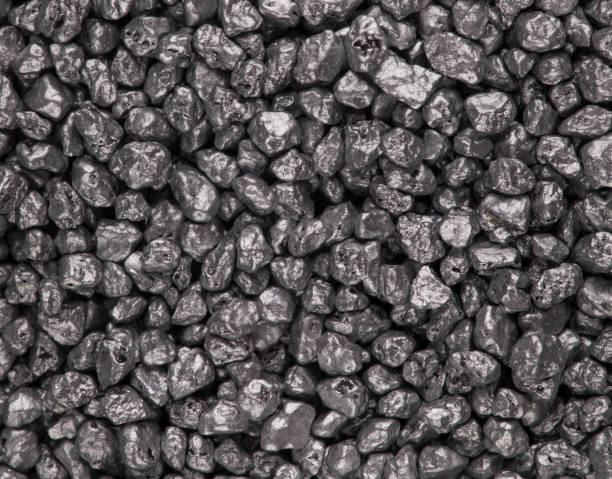 istock empty christmas background of silver stones 1160247228