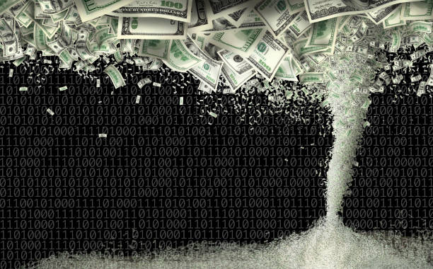 istock storm of money tornado over binary codes of one and zero 1160247340