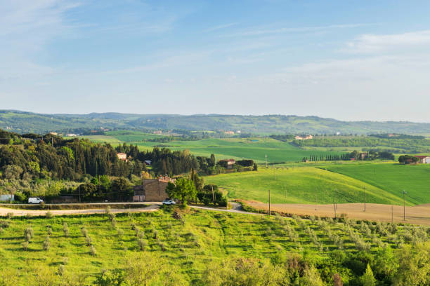 istock Beautiful spring landscape in Tuscany 1160252519