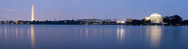 istock Washington Monument and the Capitol Panoramic Nighttime 116025300