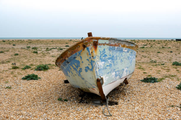 istock Fishing boat on Dungeness beach, Kent, UK 1160256416