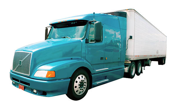 istock Semi-Truck Isolated on White 116025902