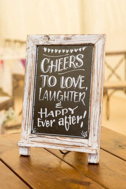 istock Happy Ever After chalkboard sign 1160259614