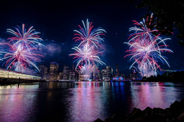 istock Fireworks in New York City 1160259974
