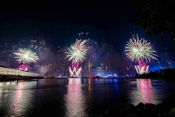 istock Fireworks in New York City 1160259975