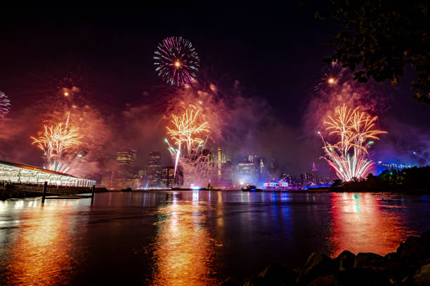istock Fireworks in New York City 1160260665