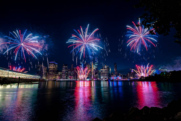 istock Fireworks in New York City 1160260903