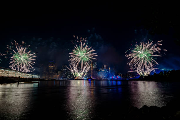 istock Fireworks in New York City 1160262108