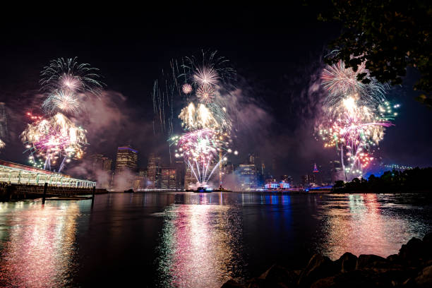 istock Fireworks in New York City 1160262121