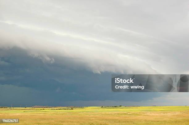 Lato Prairie Storm - zdjęcia stockowe i więcej obrazów Bez ludzi - Bez ludzi, Burza, Burza z piorunami