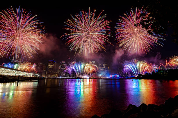 istock Fireworks in New York City 1160269926