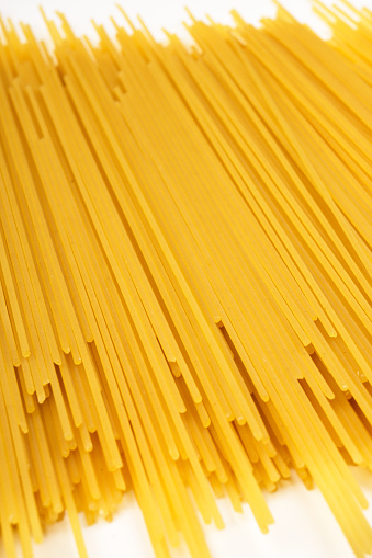 Pasta, spaghetti, isolated on white background